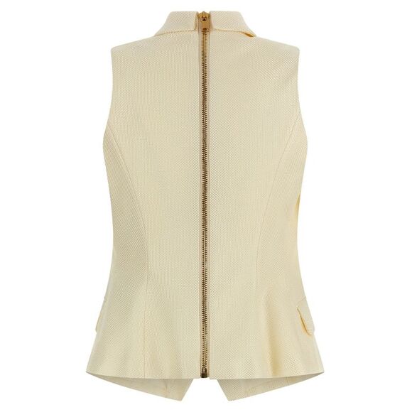 Balmain Women 'Gold And Gold Coin' Vest